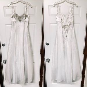 White Ball Gown